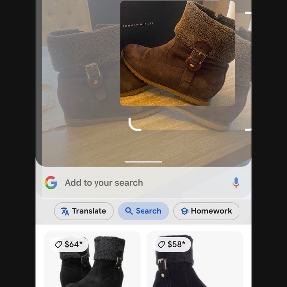 Tommy Hilfiger Brown Ankle Boots! Like New condition! COZY & WARM ❤️❤️❤️ - Picture 4 of 8